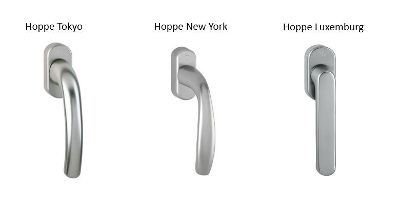 Triple Glazed Tilt & Turn Window Handles Types