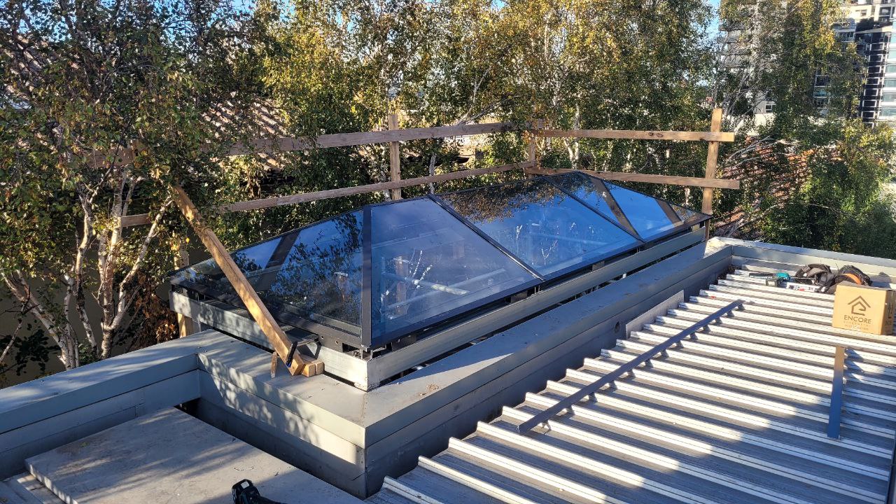 Glass Roof Ceiling